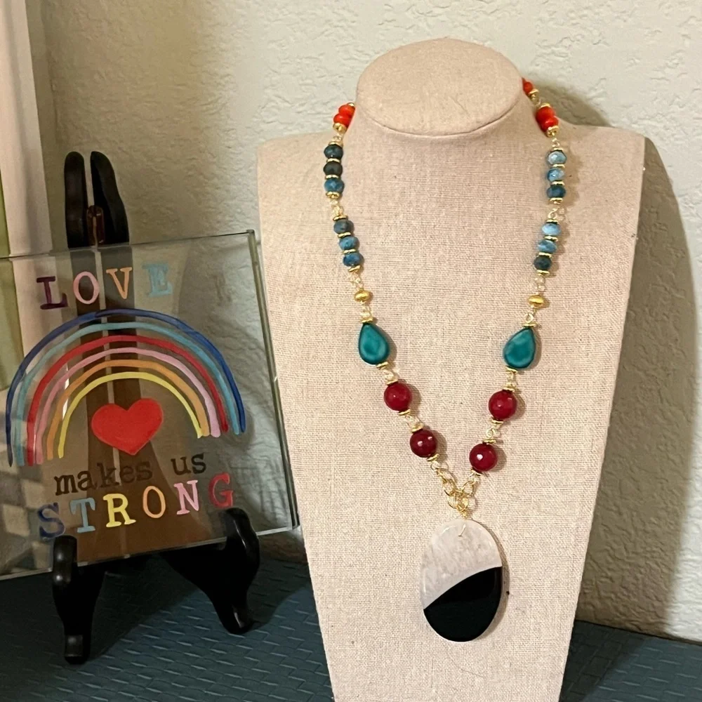 Studio Barse vibrant necklace